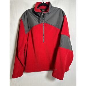 VTG Woolrich John Rich and Bros Mens Fleece Full Zip Jacket Men’s XL Red